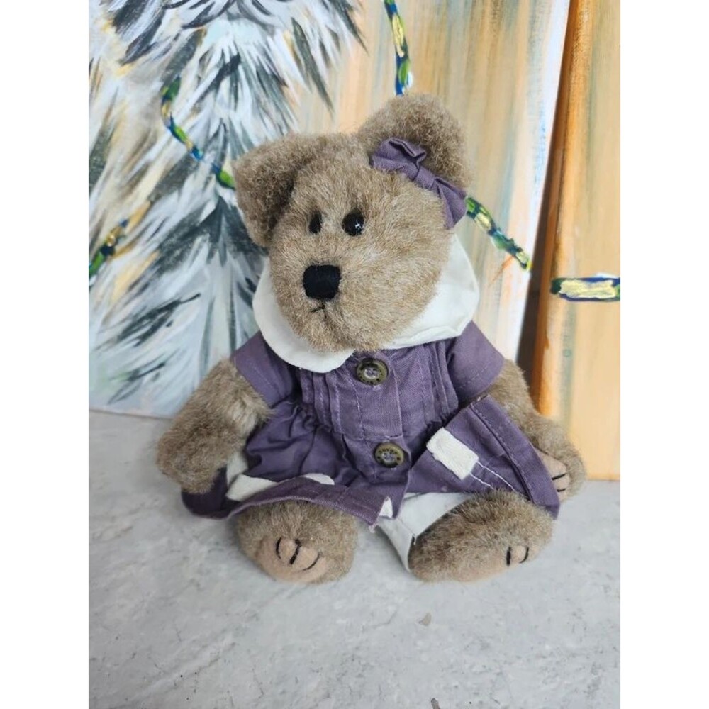 Boyd's bears posable teddy bear in a dress